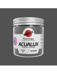 Titanlux Acualux Satinado Negro 0811 0,075 L