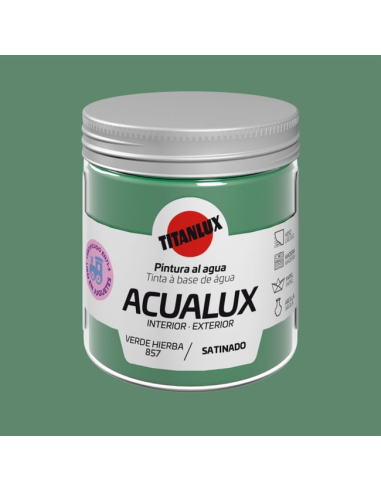 Titanlux Acualux Satinado Verde Hierba 0857...