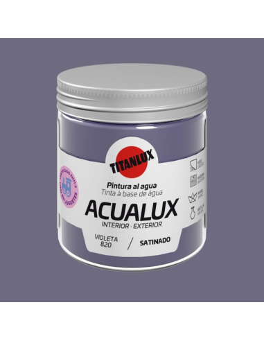 Titanlux Acualux Satinado Violeta 0820 0,075 L
