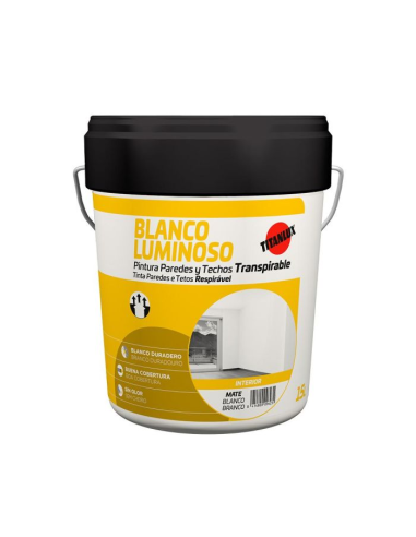 PINTURA PLASTICA TX BLANCO LUMINOSO MATE 15L