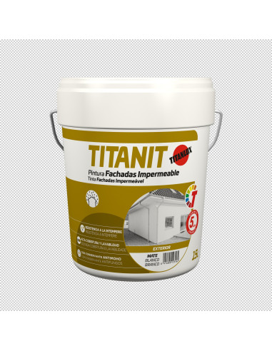 Titanlux Titanit Fachadas Mate Blanco BB 15 L