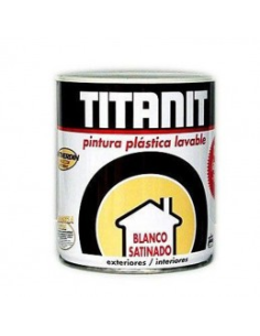 PINTURA PLASTICA TX TITANIT SATINADO BLANCO BB 0,75L