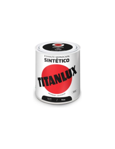 Titanlux Esmalte Sintético Mate Negro 0576 0,25 L
