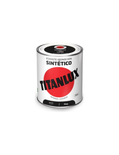 Titanlux Esmalte Sintético Mate Negro 0576 0,75 L