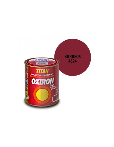 Oxiron Esmalte Antioxidante Liso Burdeos 0,75 L...