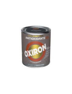 Oxiron Esmalte Antioxidante Liso Efecto Forja Gris Acero 0,75 L
