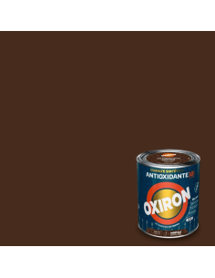 Oxiron Esmalte Antioxidante Martelé Marrón 0,75 L