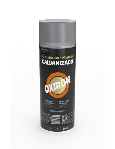 OXIRON SPRAY GALVANIZADO GRIS 0,4L