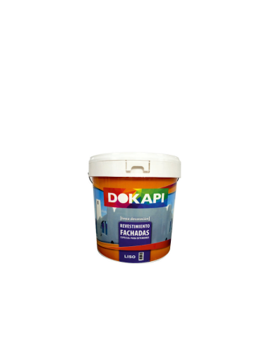 Dokapi Plástica Revestimiento Liso Antimoho 14 L