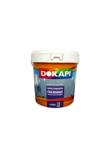 Dokapi Plástica Revestimiento Liso Antimoho 3 L