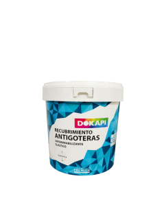 Dokapi Antigotera Caucho Acrílico Antimoho Rojo 4 L
