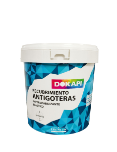 Dokapi Antigotera Caucho Acrílico Antimoho Gris 14 L