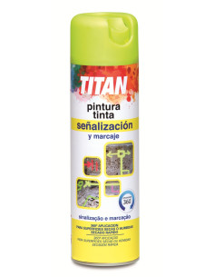 TITAN SPRAY MARCAJES AMARILLO 0,5L