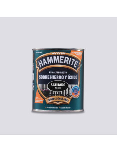 HAMMERITE ESMALTE METALICO  SATINADO 750 ml  BLANCO