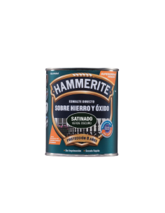 HAMMERITE ESMALTE METALICO  SATINADO 750 ml  VERDE OSCURO