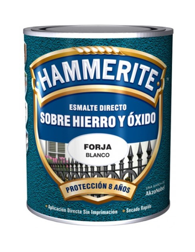 HAMMERITE ESMALTE METALICO  FORJA 750 ml  BLANCO