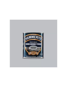 HAMMERITE ESMALTE METALICO  MARTELE 250 ml  GRIS PLATA