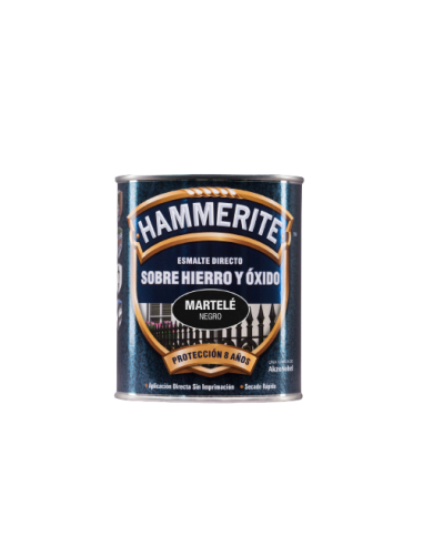 HAMMERITE ESMALTE METALICO  MARTELE 750 ml  NEGRO