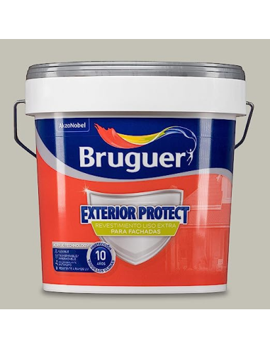 REVESTIMIENTO EXTERIOR PROTECT 10 AÑOS 4 L  GRIS