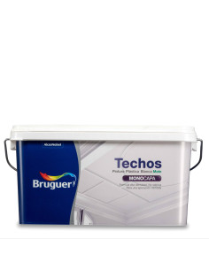 PINTURA PLASTICA DE TECHOS BRUGUER WP MATE 2,5 L BLANCO