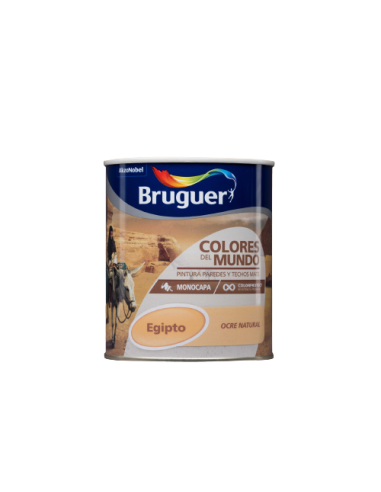 BRUGUER CORES DO MUNDO 750 ml. EGITO OCHER NATURAL