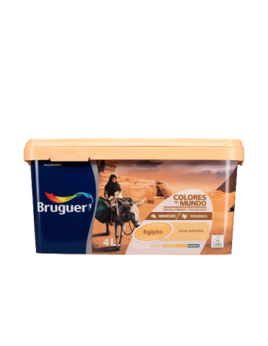 Bruguer Colores del Mundo Egipto Ocre Natural 4 L