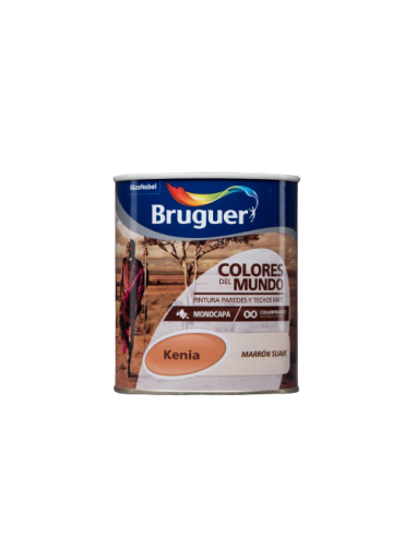 COLORES del MUNDO 750 ml  KENIA MARRON SUAVE