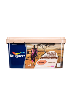 COLORES del MUNDO 4 L KENIA  MARRON SUAVE