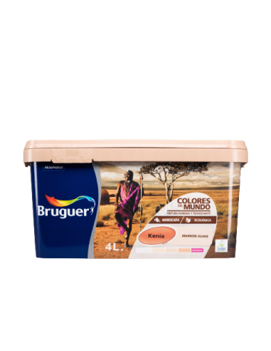 Bruguer Colores del Mundo Kenia Marrón Suave 4 L