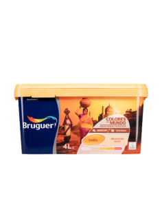 Bruguer Colores del Mundo India Melocotón Suave 4 L