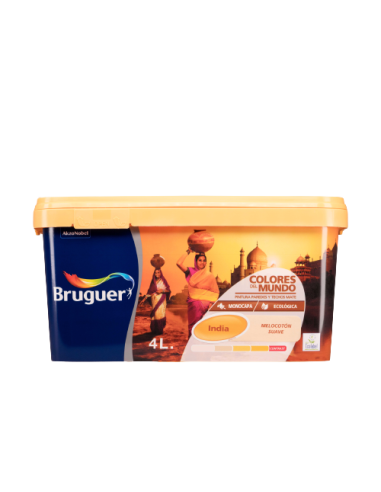 BRUGUER CORES DO MUNDO 4 l. PÊSSEGO SOFT DA ÍNDIA