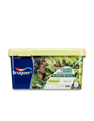 Bruguer Colores del Mundo Amazonas Verde Suave 4 L