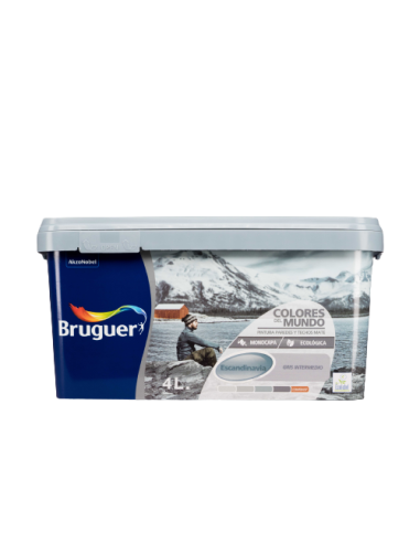 BRUGUER CORES DO MUNDO 4 l. CINZA INTERMEDIÁRIO...