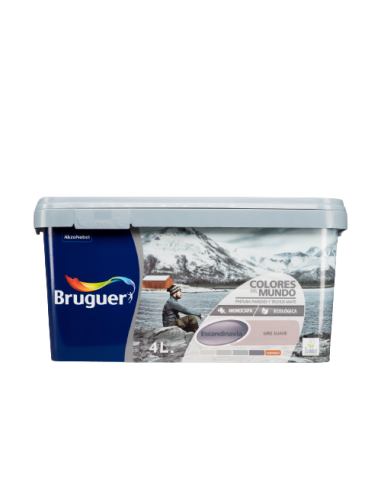 BRUGUER CORES DO MUNDO 4 l. ESCANDINÁVIA CINZA...
