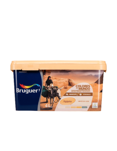 Bruguer Colores del Mundo Egipto Matiz Ocre 4 L