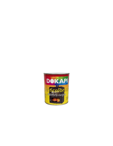 Dokapi Esmalte Anticalórico Negro 450º 375 ml
