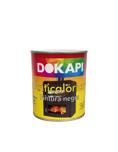 Dokapi Esmalte Anticalórico Negro 450º 750 ml