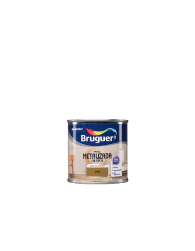 PINTURA METALIZADA BRUGUER OBJETOS ORO 125 ml