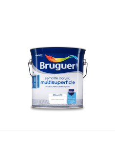 ESMALTE BRUGUER ACRYLIC MULTISUP. BRILLANTE 4 L  BLANCO