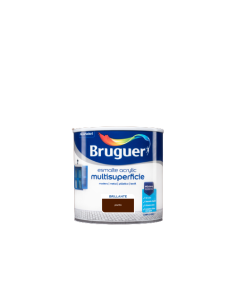 ESMALTE BRUGUER ACRYLIC MULTISUP. BRILLANTE 250 ml  PARDO