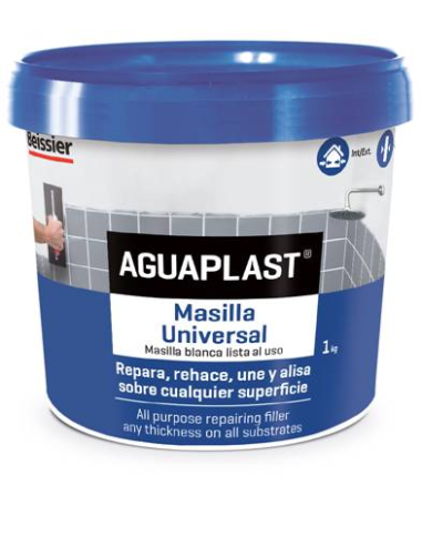 MASSA UNIVERSAL WATERPLAST 1KG.