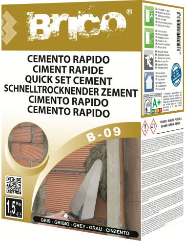 PACOTE DE CIMENTO RÁPIDO BAIXENS 1 KG.