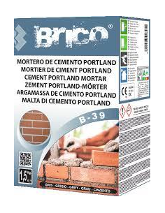 MORTERO GRIS PORTLAND BAIXENS PAQUETE  1,5 kg