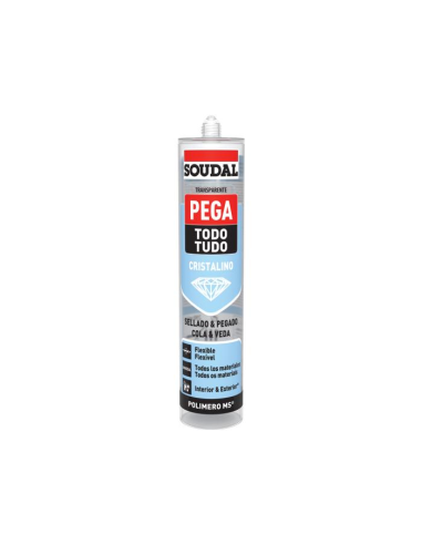 SELLA PEGA TODO SOUDAL TRANSPARENTE 290 ml