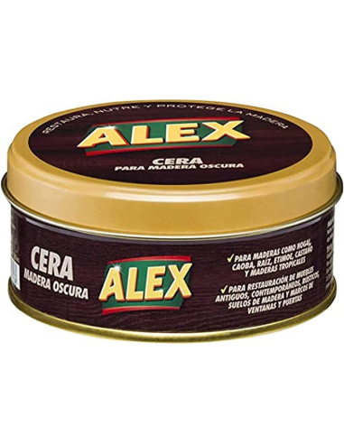 CERA SOL ALEX CAJA 250 ml MADERA OSCURA