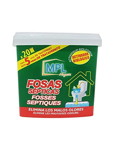 MPL Activador Fosas Sépticas Tarro 20 Bolsas