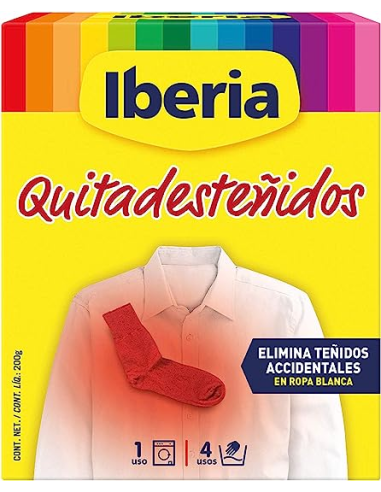 QUITA DESTEÑIDOS IBERIA PAQUETE  2 SOBRES