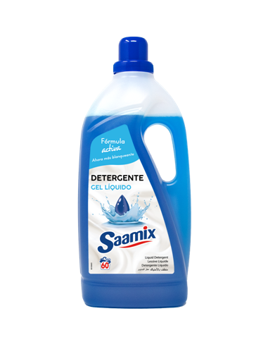 Saamix Detergente Gel Líquido Azul 4 L