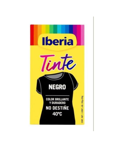 TINTE IBERIA PAQUETE  2 SOBRES NEGRO