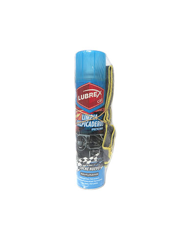 Lubrex Limpia Salpicaderos Spray 400 ml + Gamuza